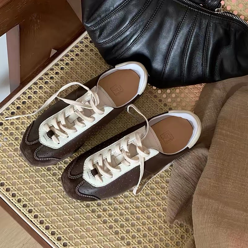 4467 genuine leather women sneaker