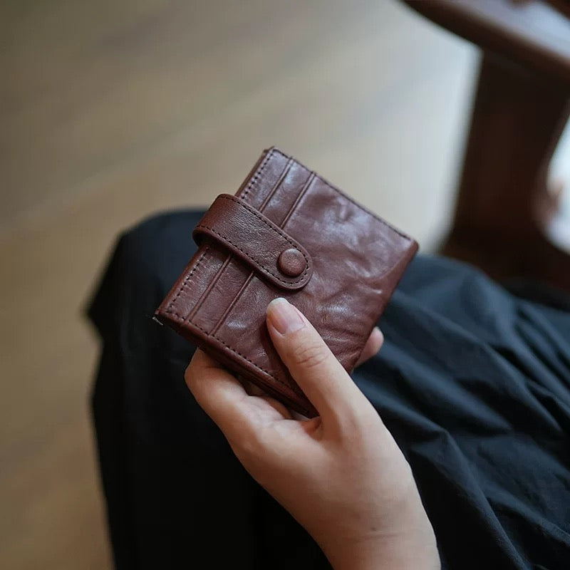 4012 genuine leather women coin purse
