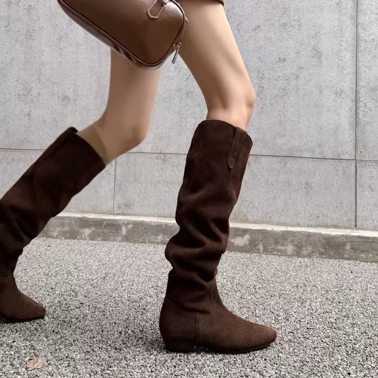 5035Women's genuine leather boots