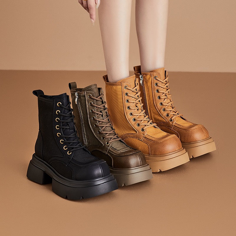 3920 Chunky Fashion Martin Boots”