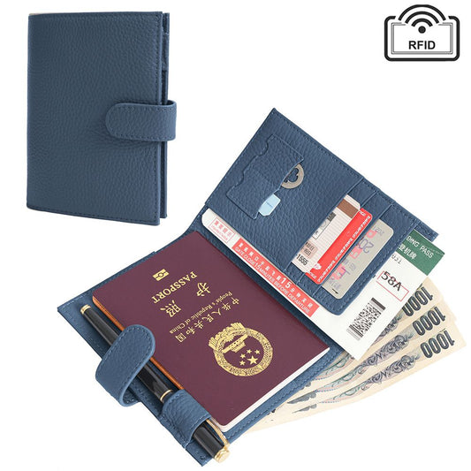 1938 genuine leather passport holder