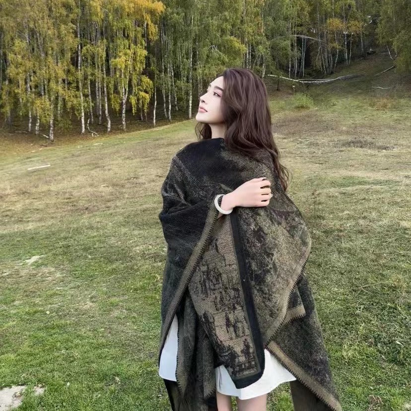 3323Classic shawl