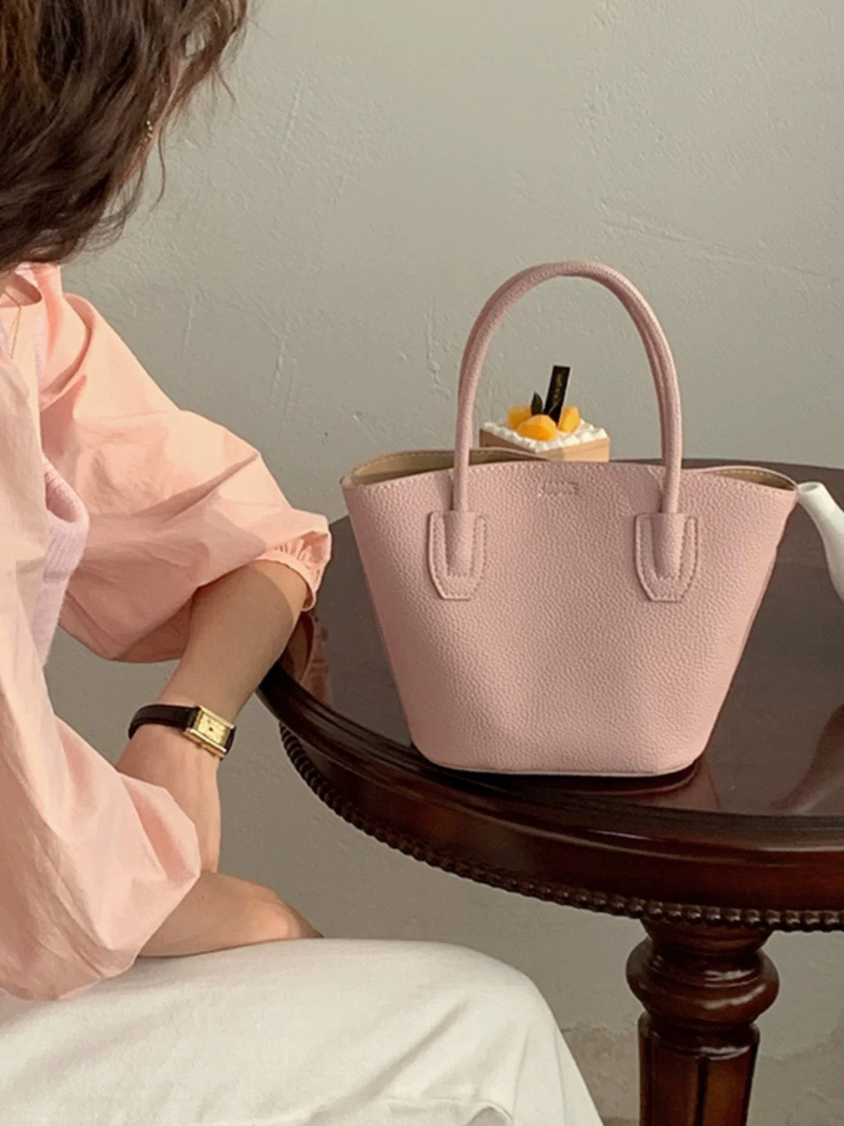 4509 genuine leather small totes