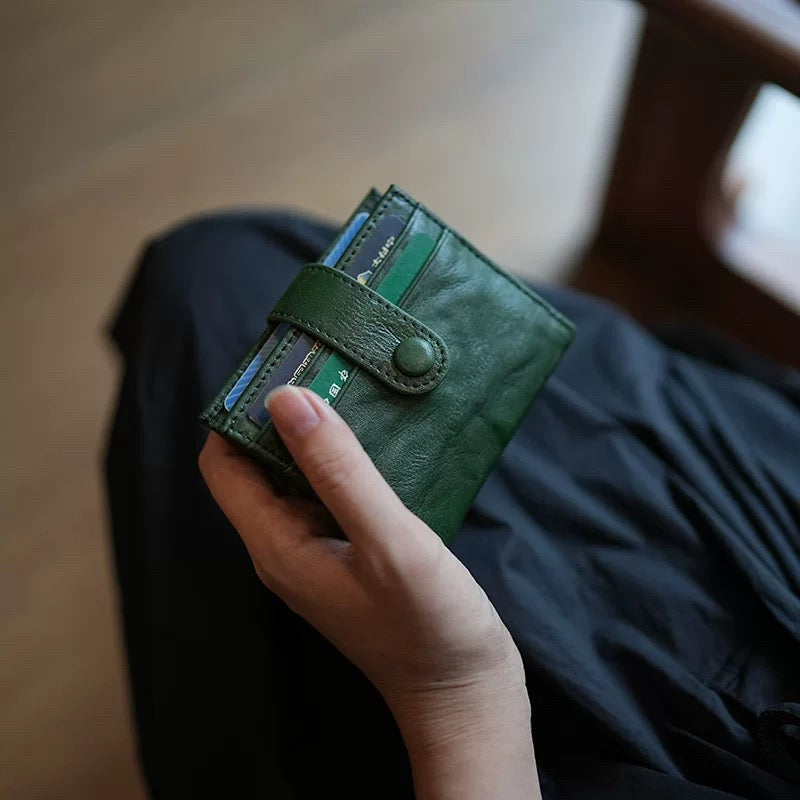 4012 genuine leather women coin purse