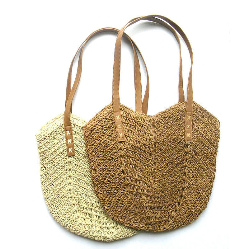 2231 raffia straw handbag