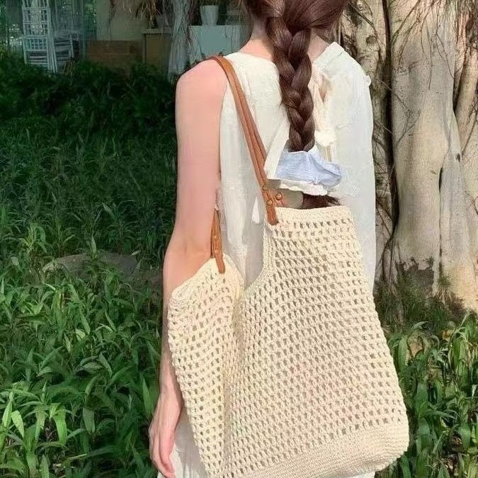 2232 fashion straw handbag