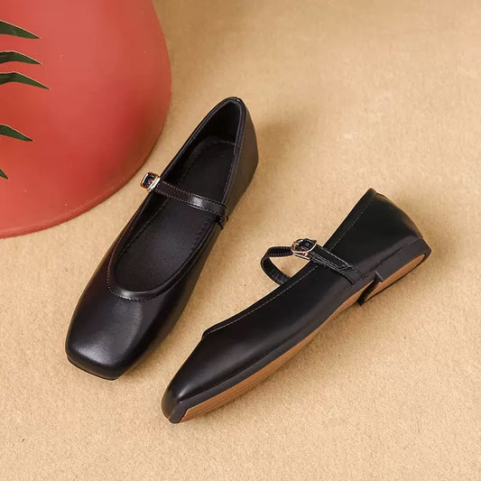 4961Women's genuine leather shoes