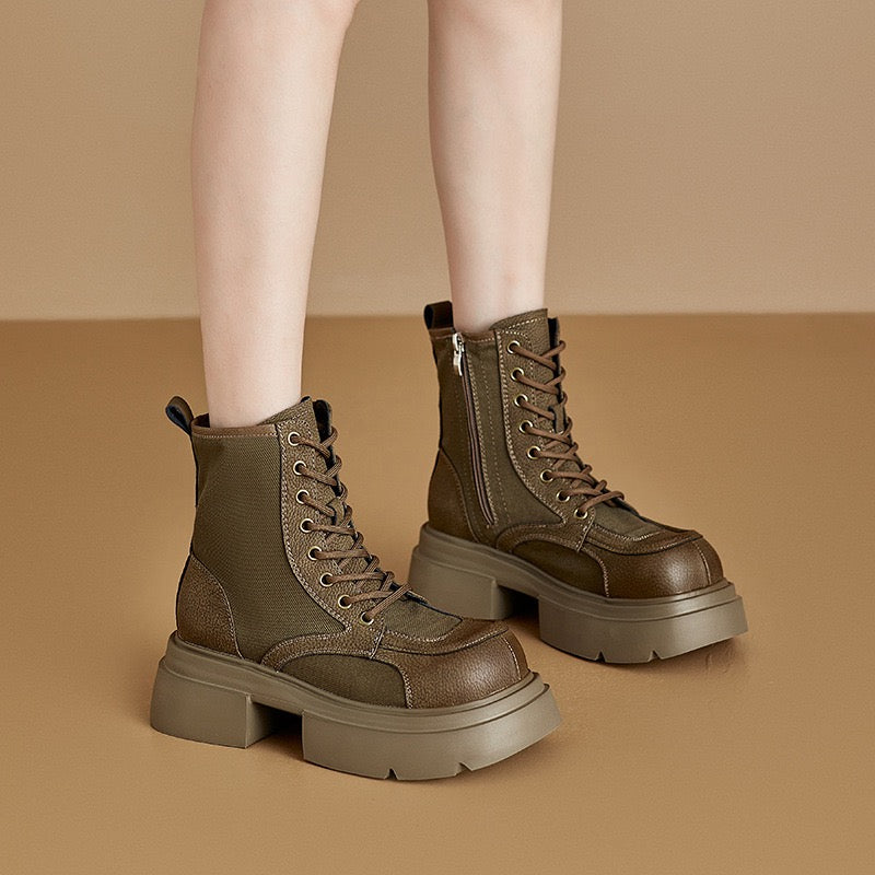 3920 Chunky Fashion Martin Boots”