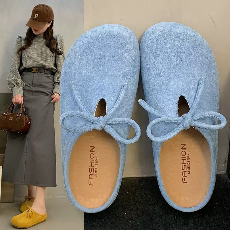 3800 Bow Slip-on Mule Sandals