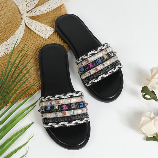 3736 Ladies‘ Fashion Slippers
