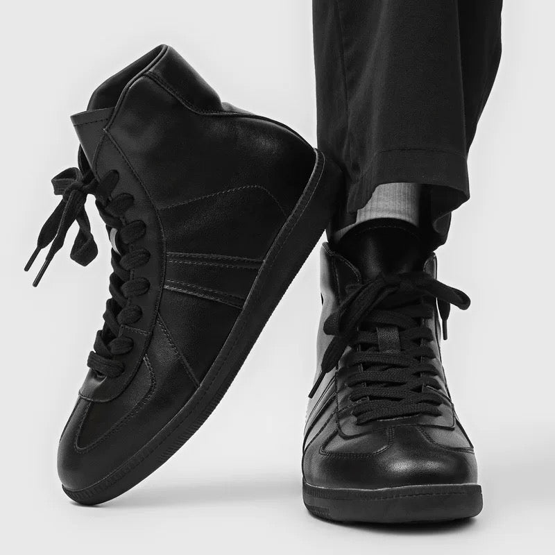 4405 genuine leather men's high top sneakers