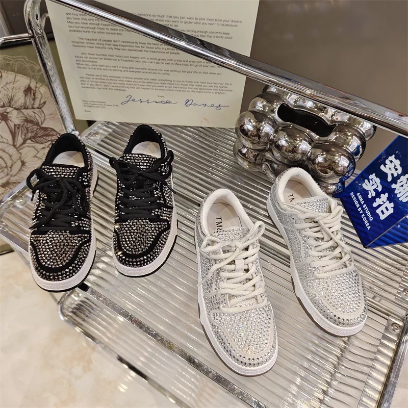 4474 rhinestone women sneaker