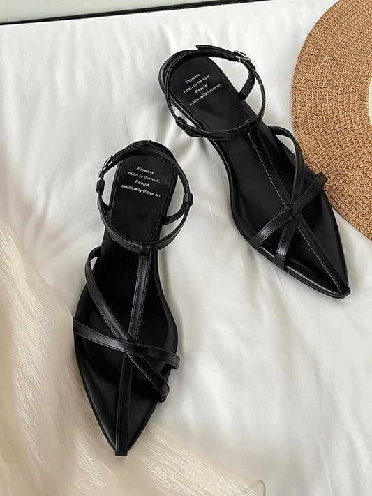 4861 genuine leather women sandal