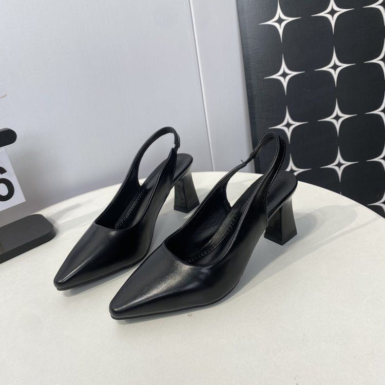 3934 Elegant pointed-toe high-heeled sandals