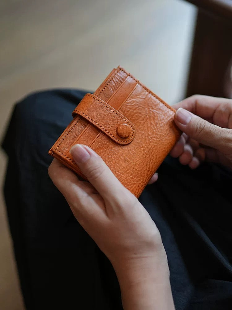 4012 genuine leather women coin purse