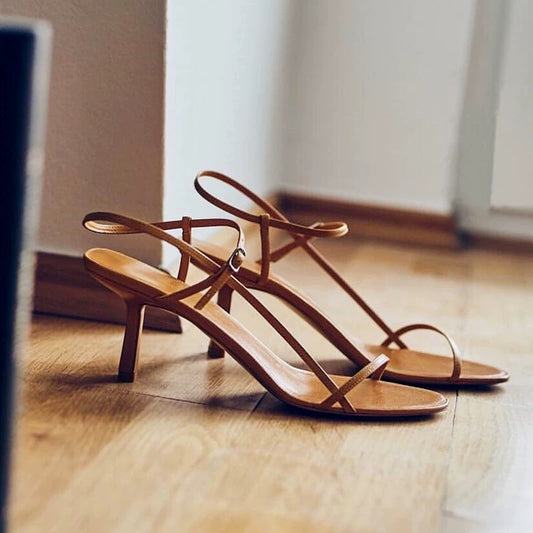 4844 genuine leather women sandal