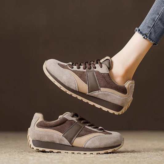 2007 suede leather sneaker for women