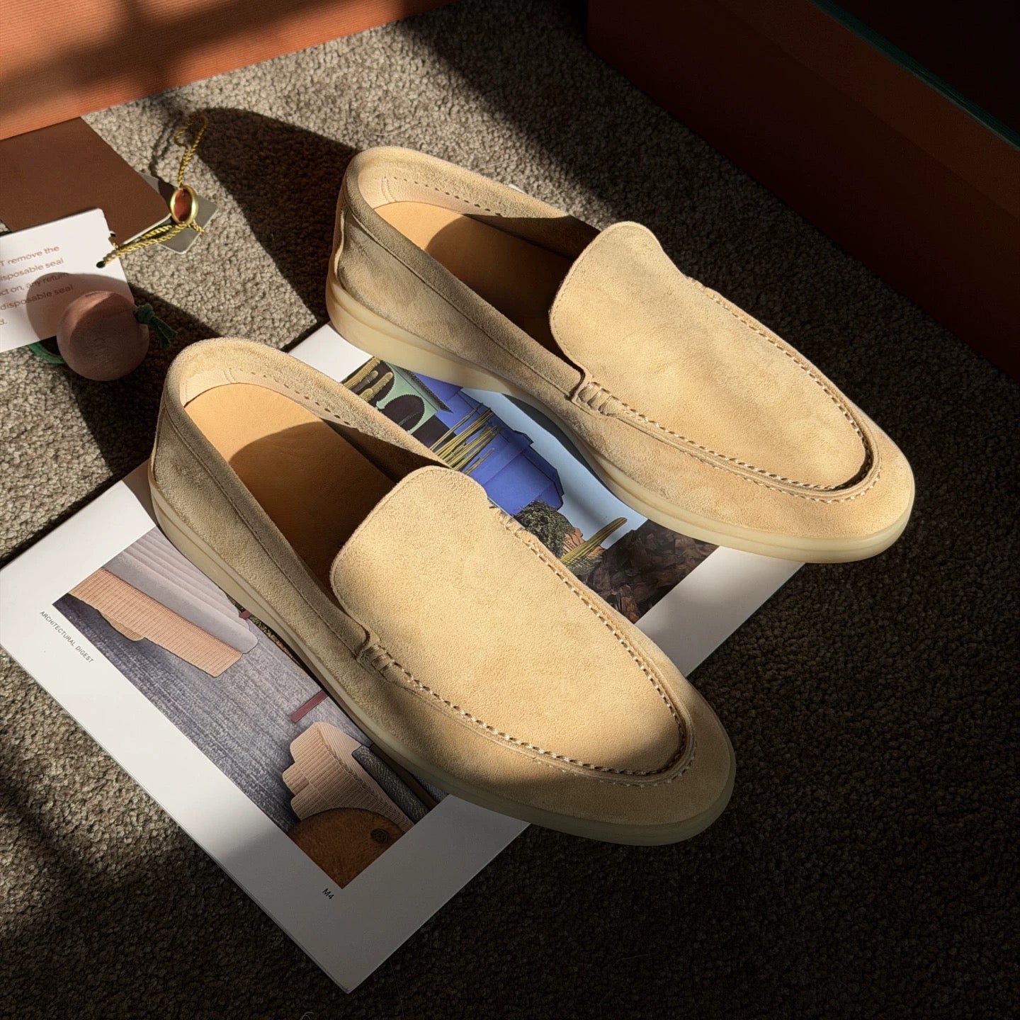301 men's loafer in suede