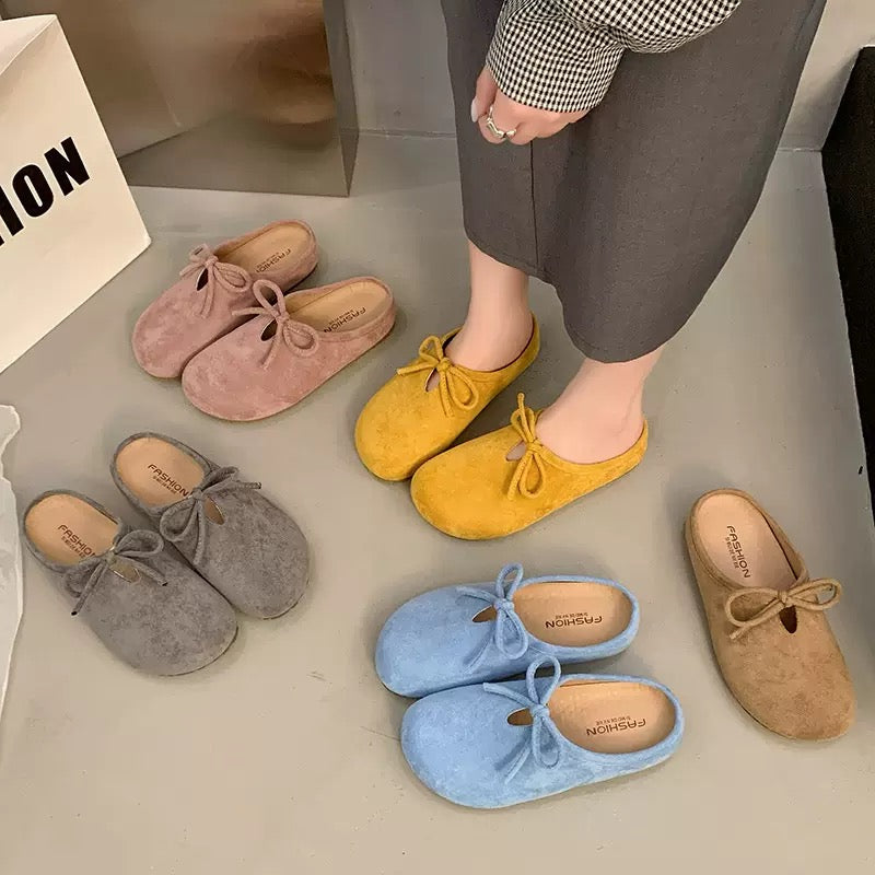 3800 Bow Slip-on Mule Sandals