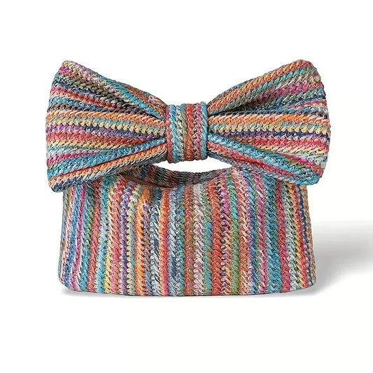 4744New woven handbag