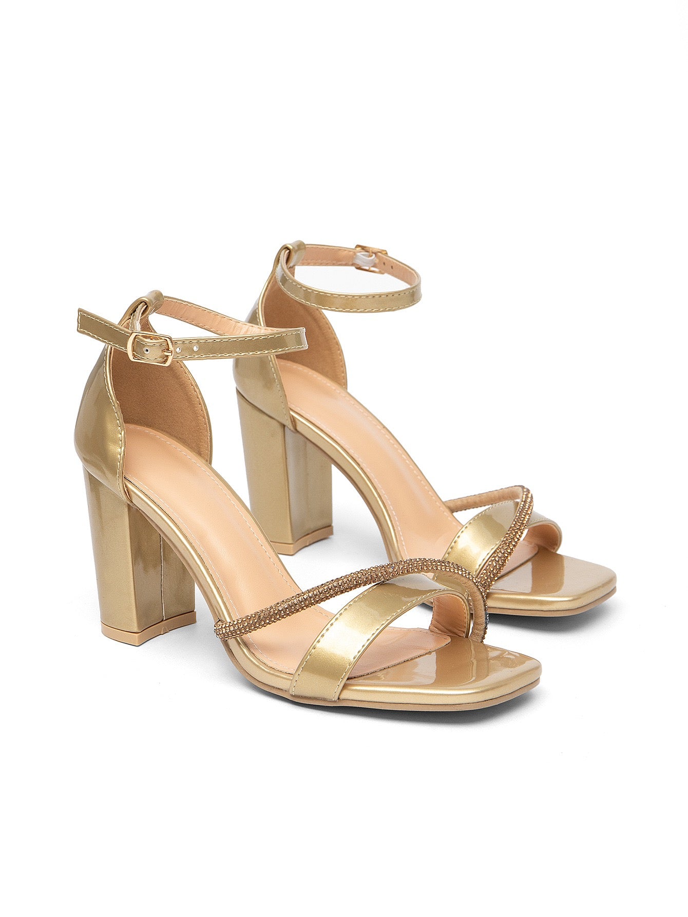 4163 Fashionable Peep-Toe High-Heel Sandals