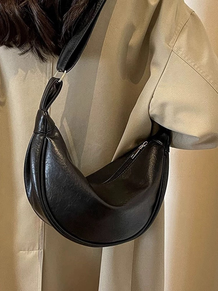 4484 genuine leather women crossbody bag