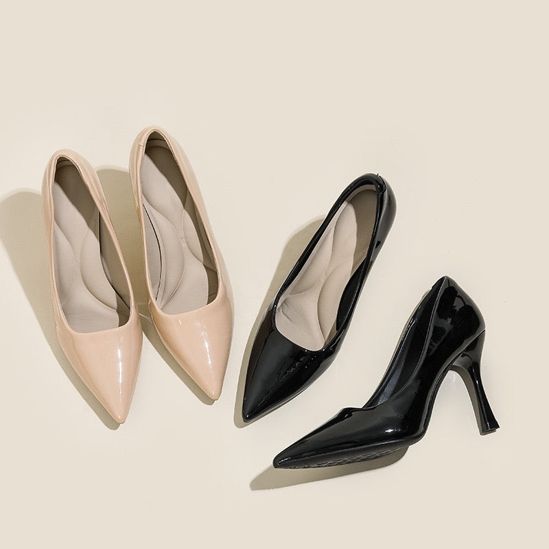 4069 pointed-toe stiletto heels