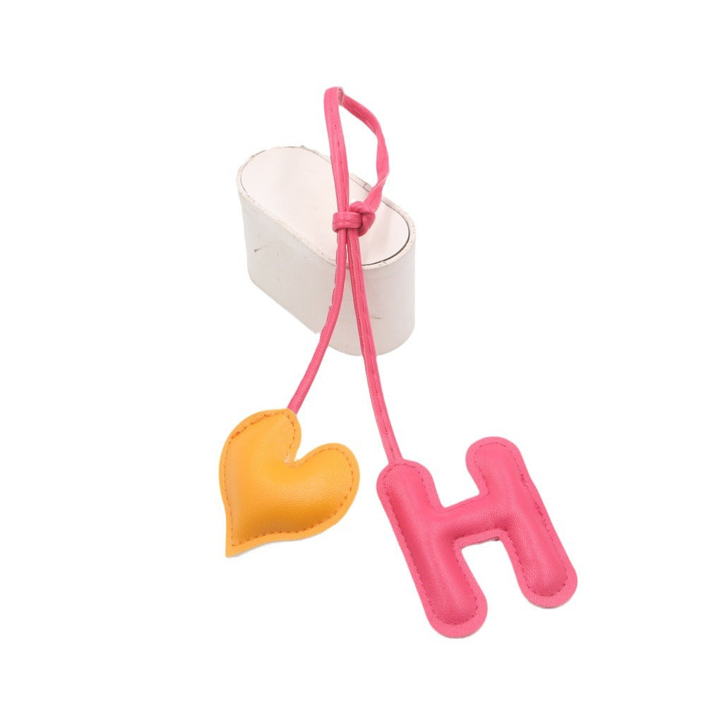 2006 lovely heart keyring charm