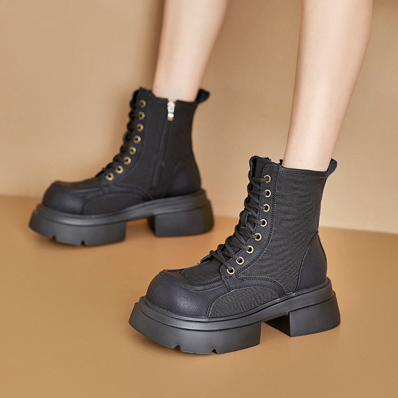 3920 Chunky Fashion Martin Boots”