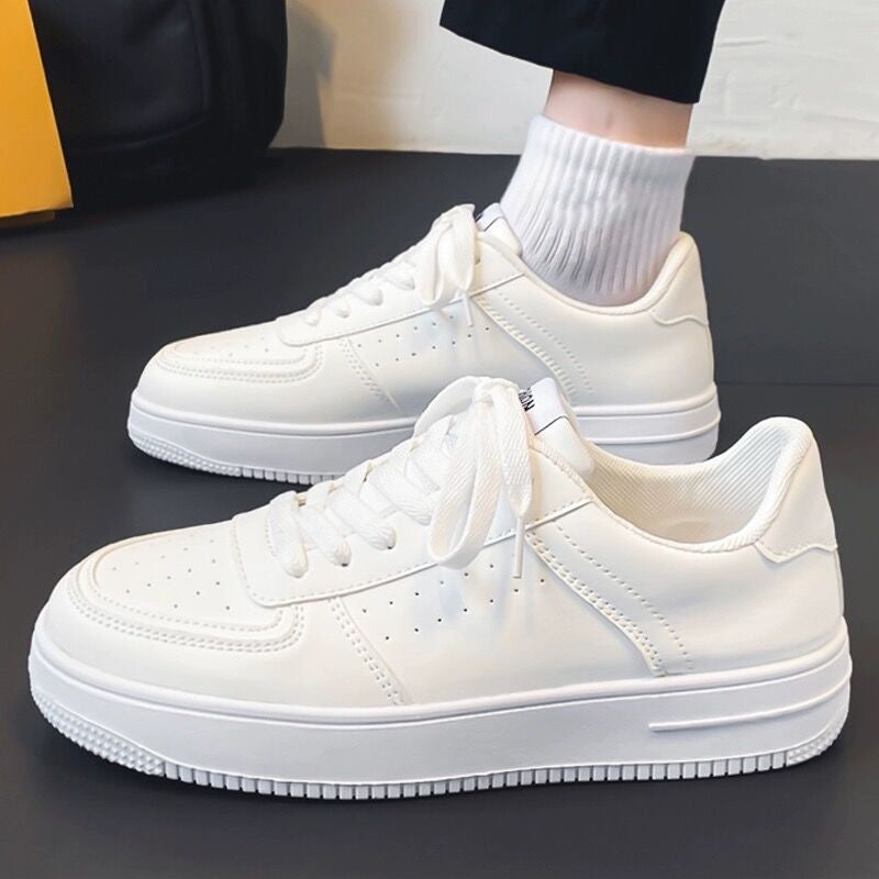 3471 Unisex Fashionable White Sneakers