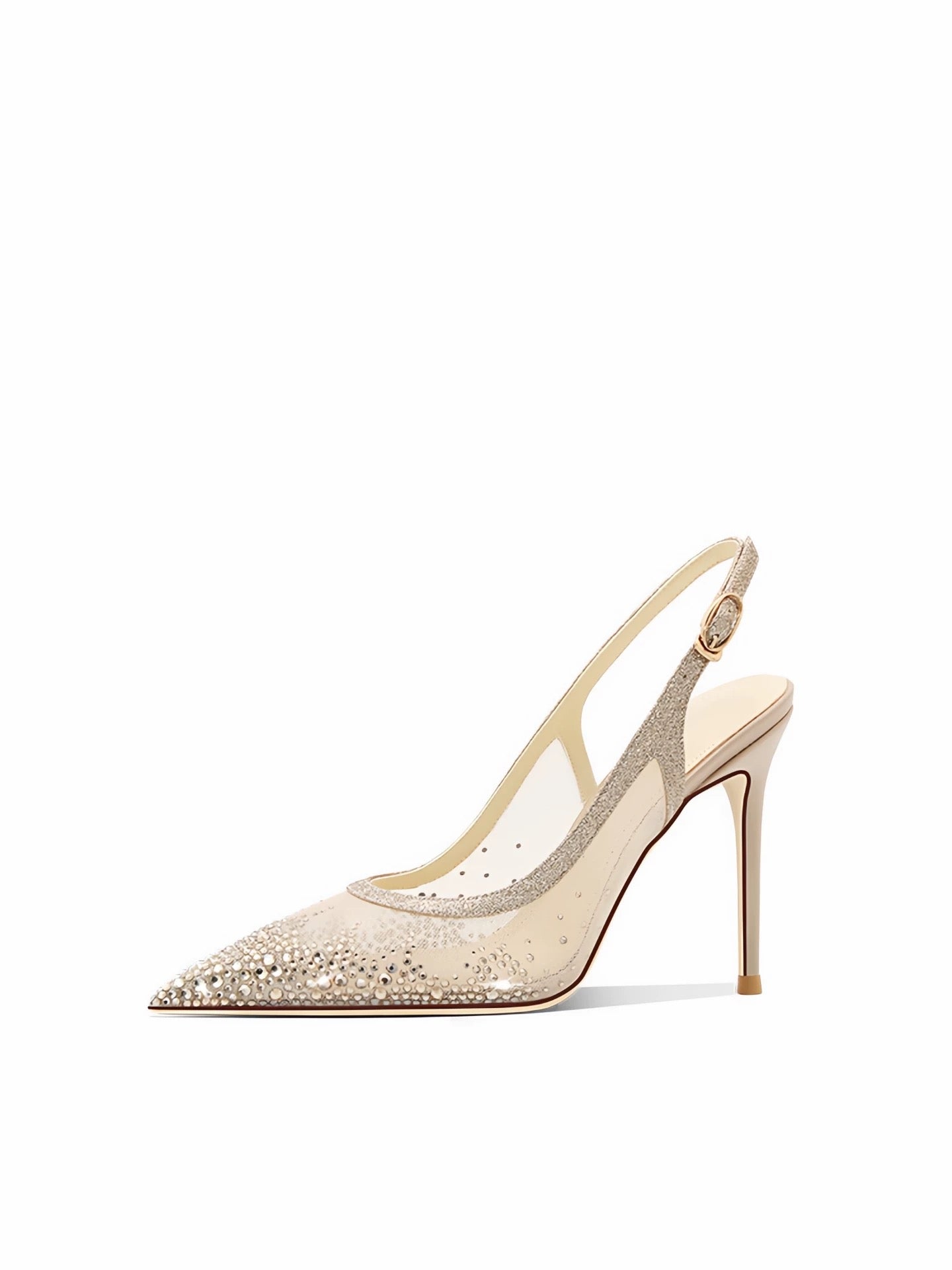 4522 rhinestone pump