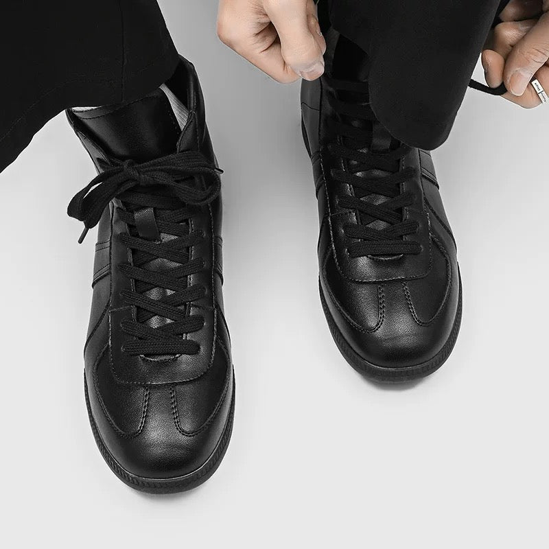 4405 genuine leather men's high top sneakers