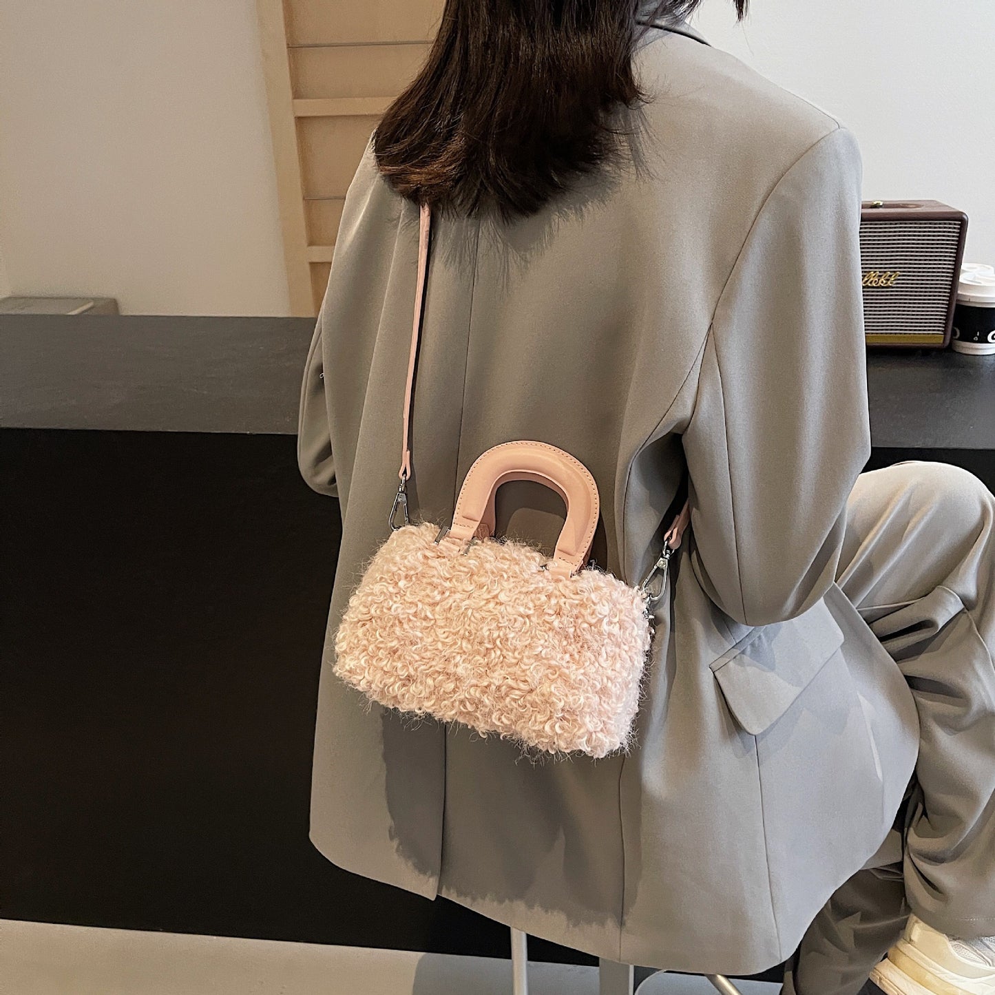 3618 Shearling Bag