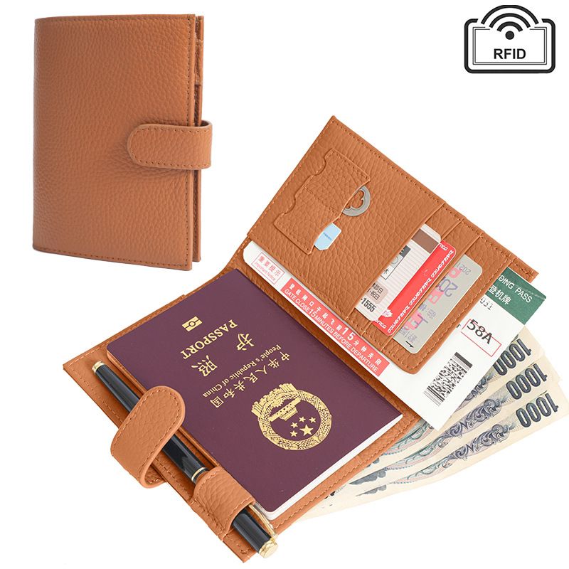 1938 genuine leather passport holder