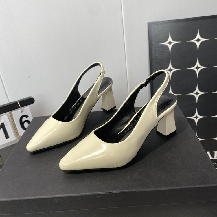 3934 Elegant pointed-toe high-heeled sandals