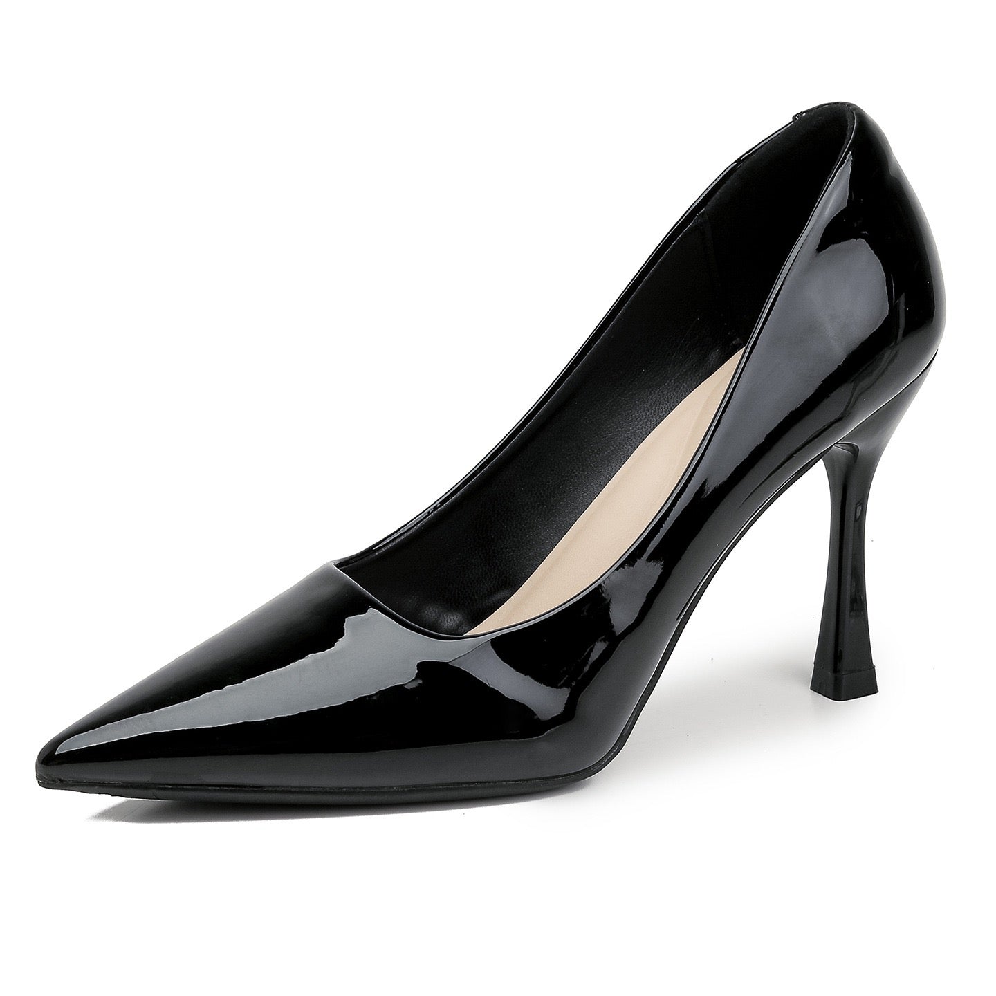 4069 pointed-toe stiletto heels