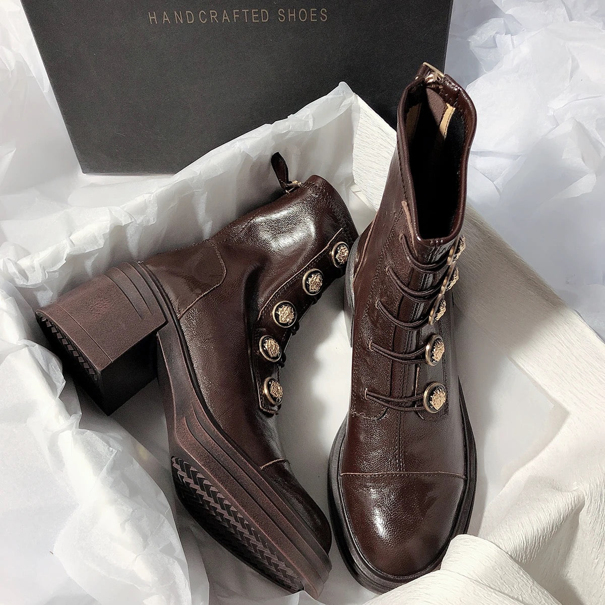 5113 genuine leather boots