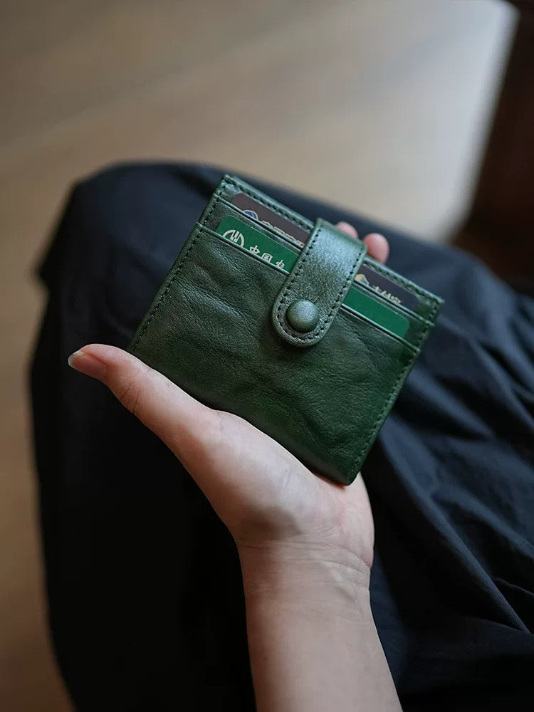 4012 genuine leather women coin purse