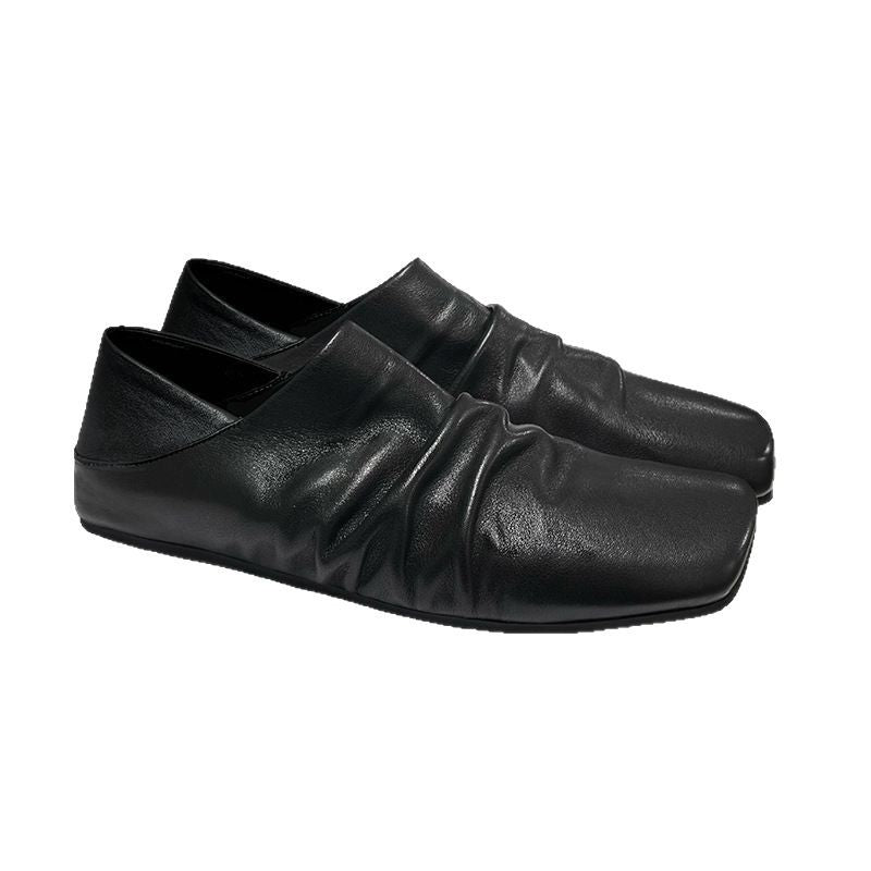 3673Leather slippers