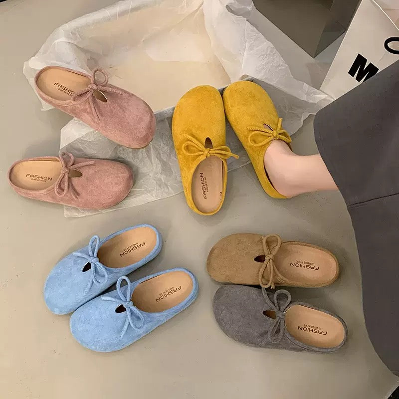 3800 Bow Slip-on Mule Sandals