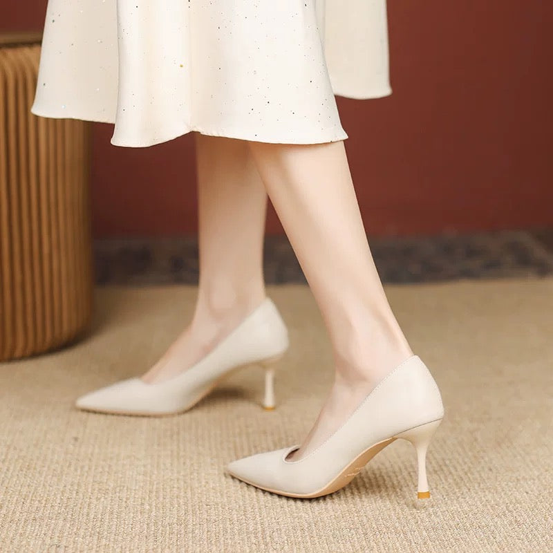 4805 genuine leather pump