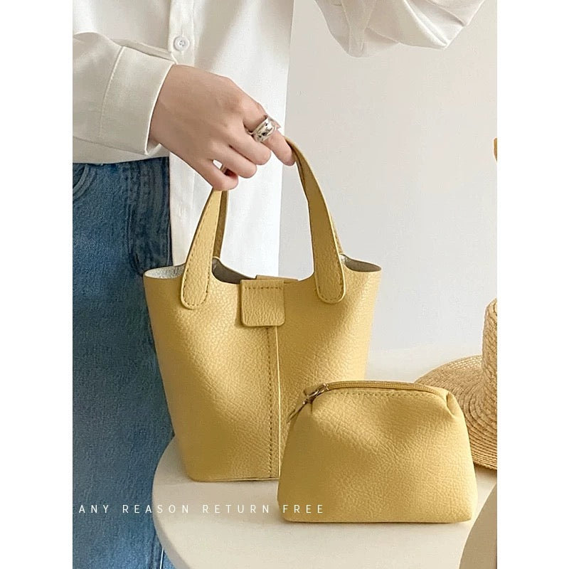 4420 genuine leather women handbag
