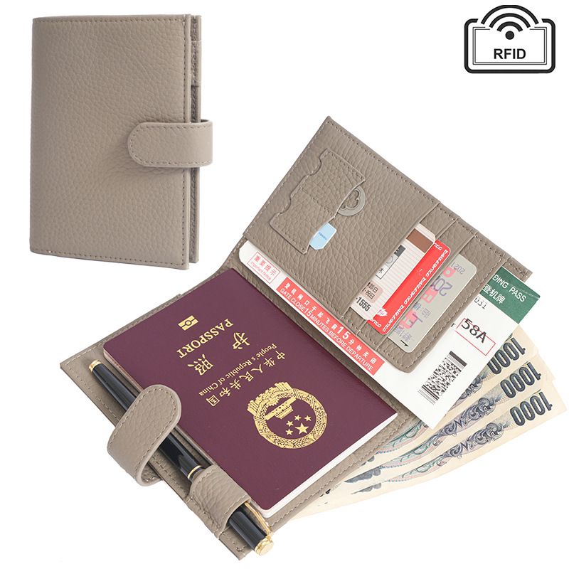 1938 genuine leather passport holder