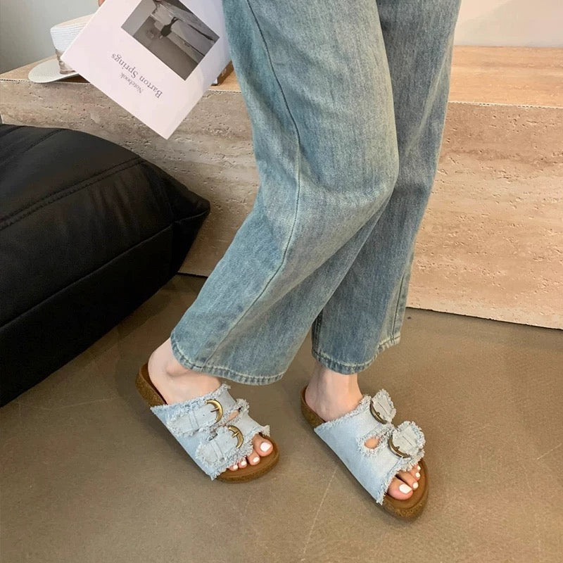 4392 casual denim sandals
