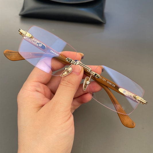 3020 Fashion rimless glasses