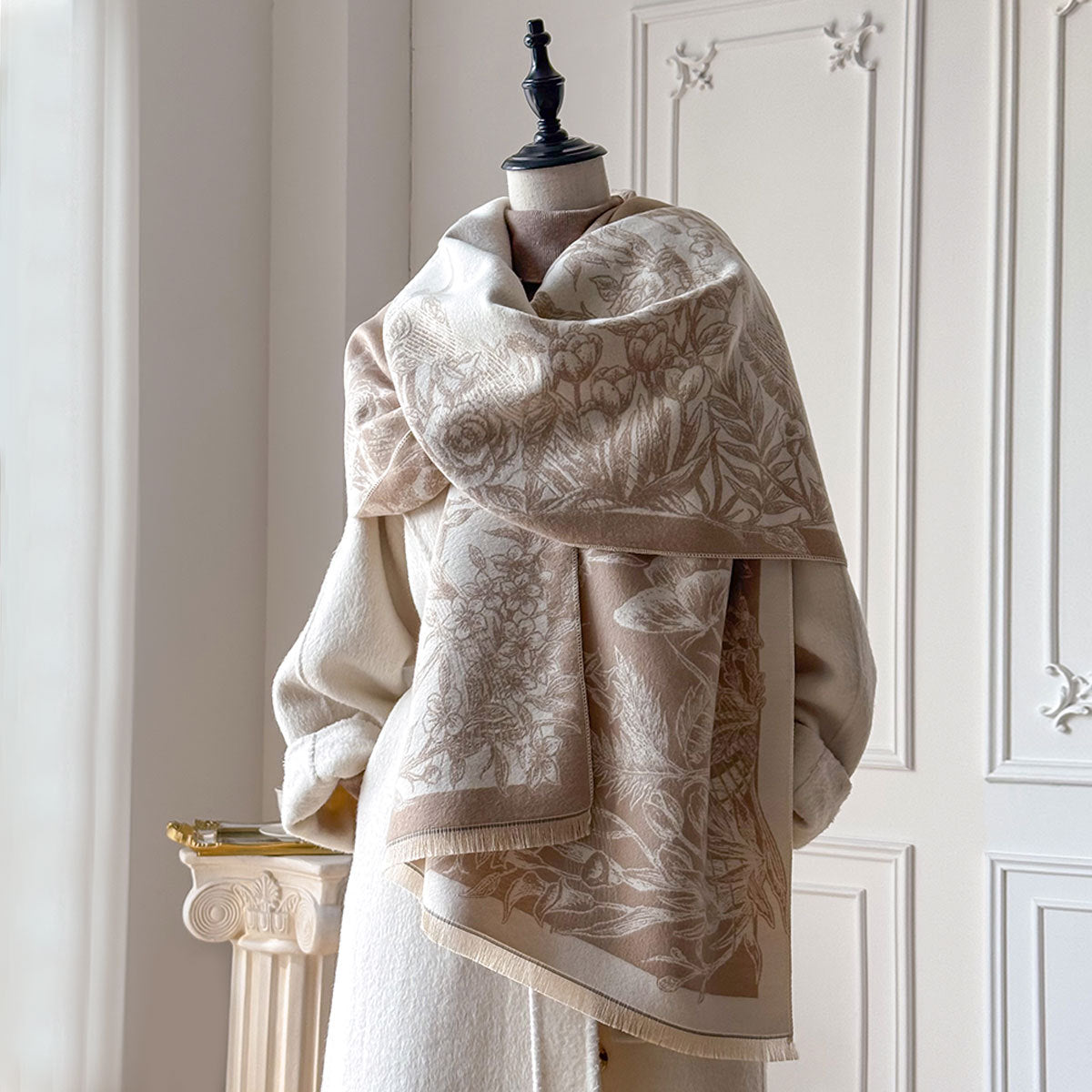 3687New classic scarf