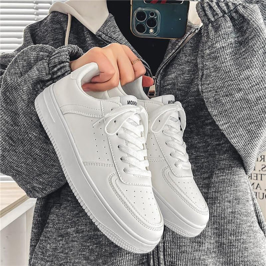 3540 Unisex Stylish White Athletic Shoes