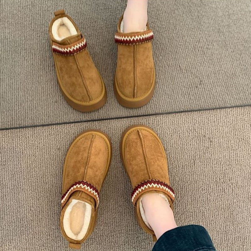 4125 Closed-back Snow Boots Slippers