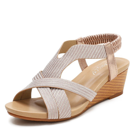 4140 Peep-toe wedge sandals