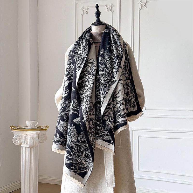 3687New classic scarf